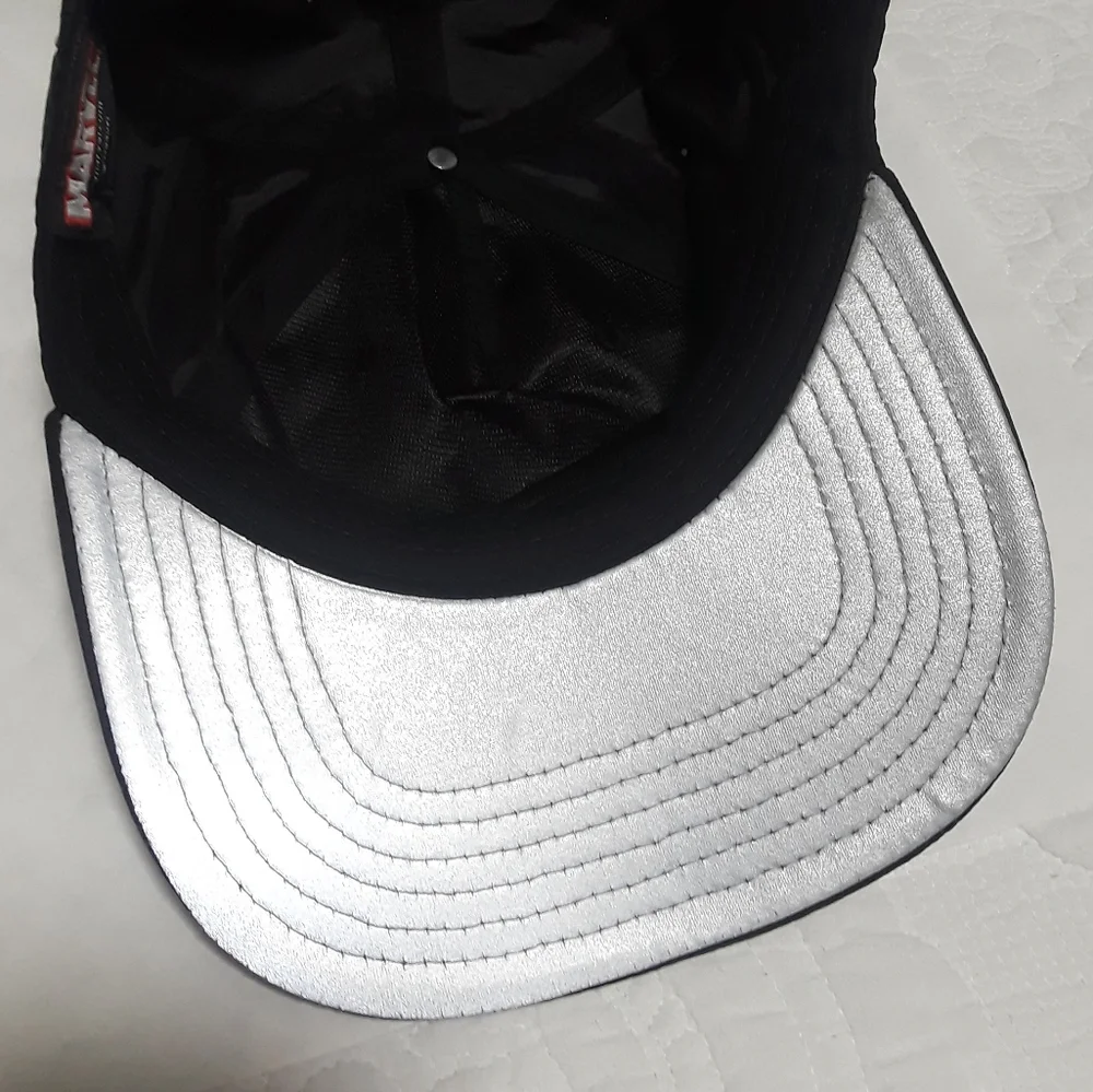Deadpool Bioworld Marvel Cap Original Snapback Black & White Adjustable Hat - Picture 6 of 7